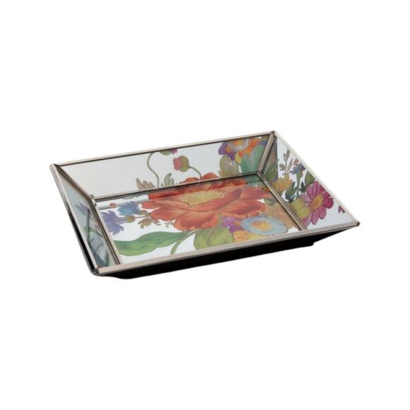 MACKENZIE-CHILDS Flower Market Reflections Small Tray - Picture 1 of 9